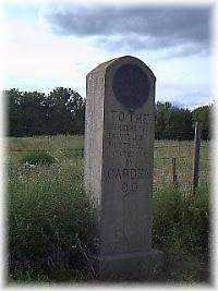 Directional Stone Marker