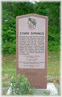 Starr Springs Monument