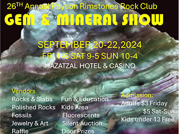 Payson Rimstones Annual Gem and Mineral Show