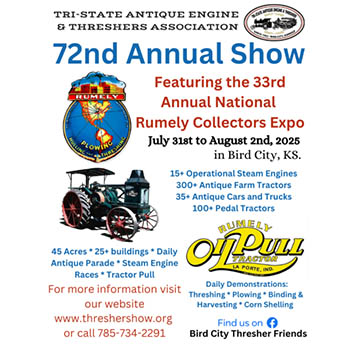 Annual Bird City Thresher Show