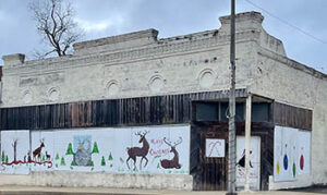 Christmas Windows in Downtown Union Springs
