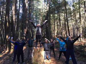 Yoga Hike at People’s State Forest