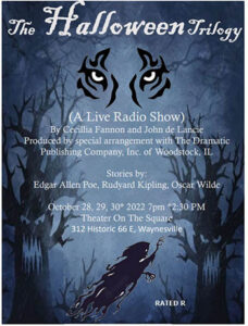 PFAA: Theatre on the Square Presents – The Halloween Trilogy (Live Radio Play)